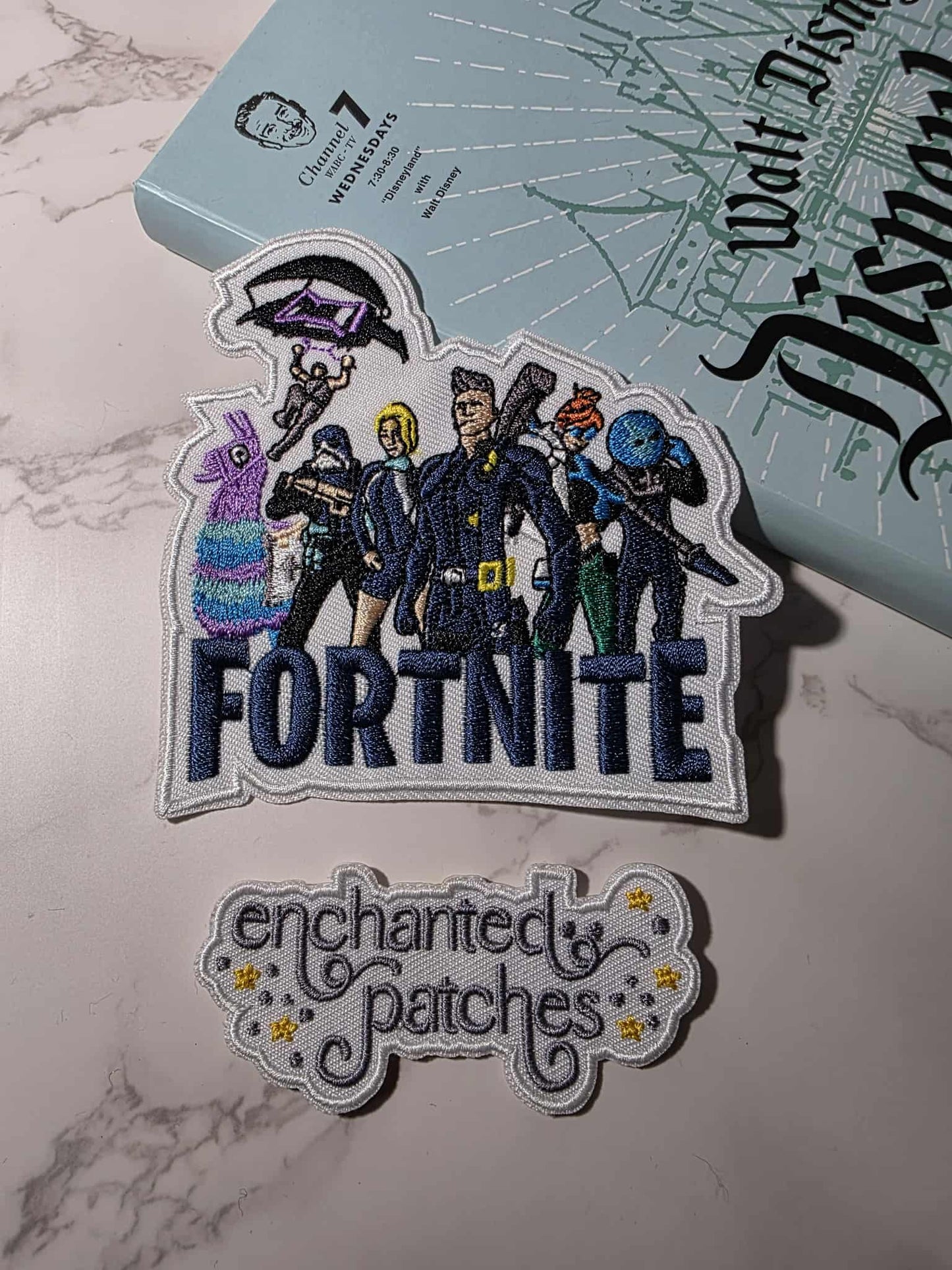 4" Video Game Fortnite Embroidered Iron On Patch