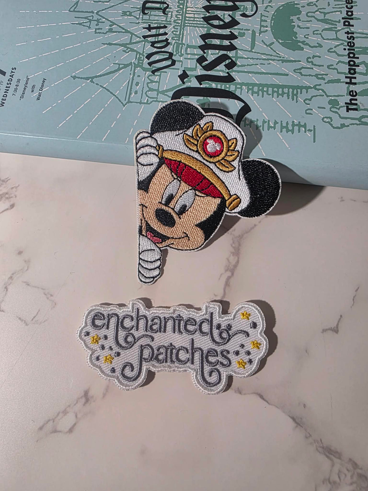 NEW DROP - 3" Minnie Mouse Sailor Disney Cruise Peekaboo Peeking Embroidered Iron On Patch
