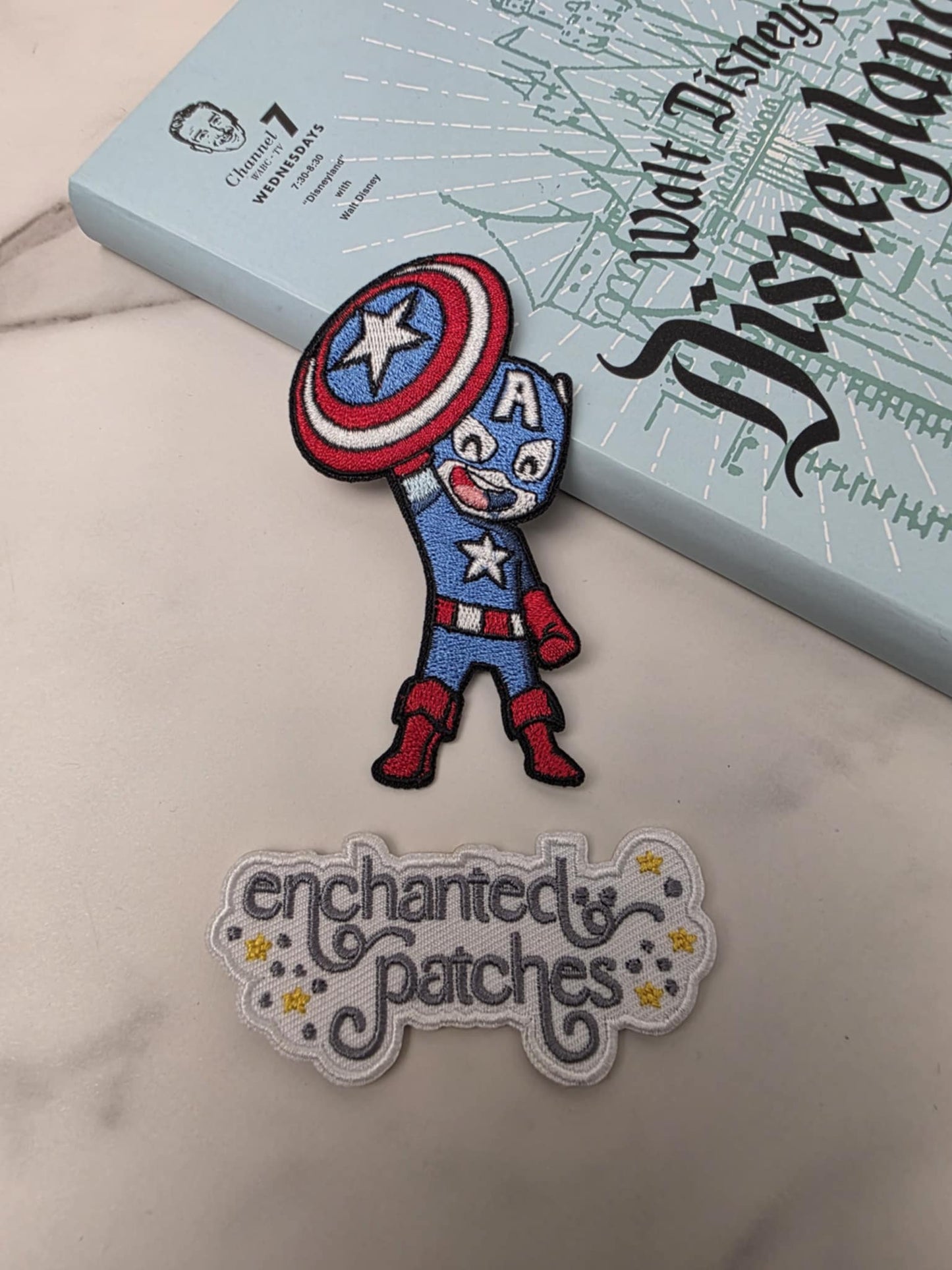 3.5" Captain America Super Hero Embroidered Iron On Patch