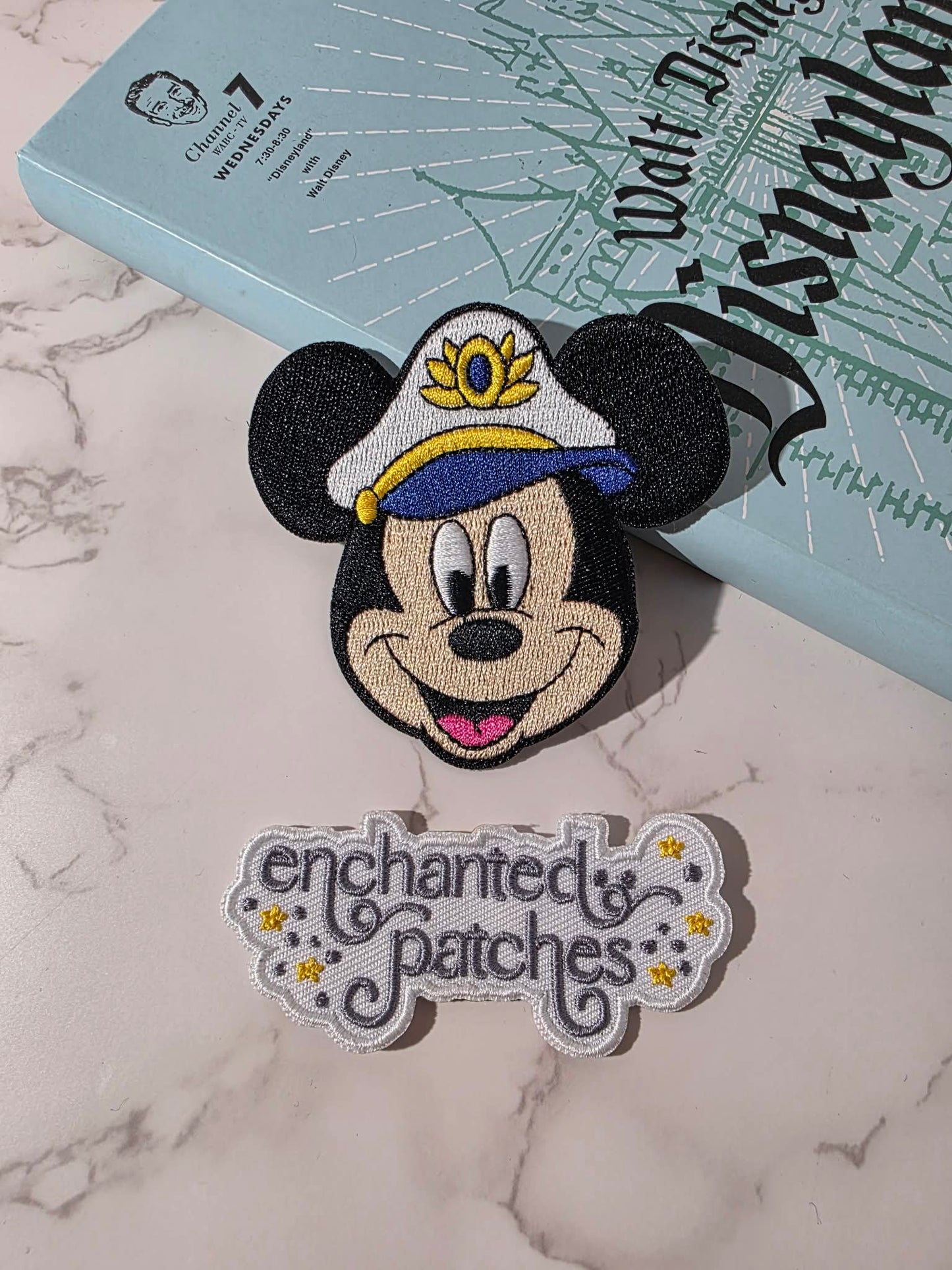 3" DCL Magical Cruise Sailor Boy Mouse Embroidered Iron On Patch