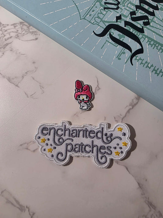 1" Mini Sanrio My Melody Anime Rabbit Bunny Embroidered Iron On Patch