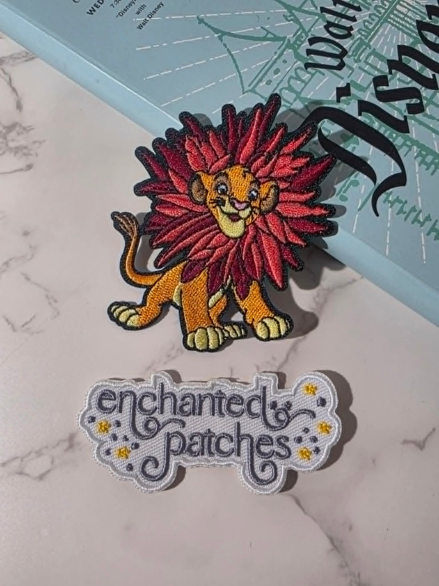 NEW DROP - 3" Lion King Simba Boy Embroidered Iron On Patch