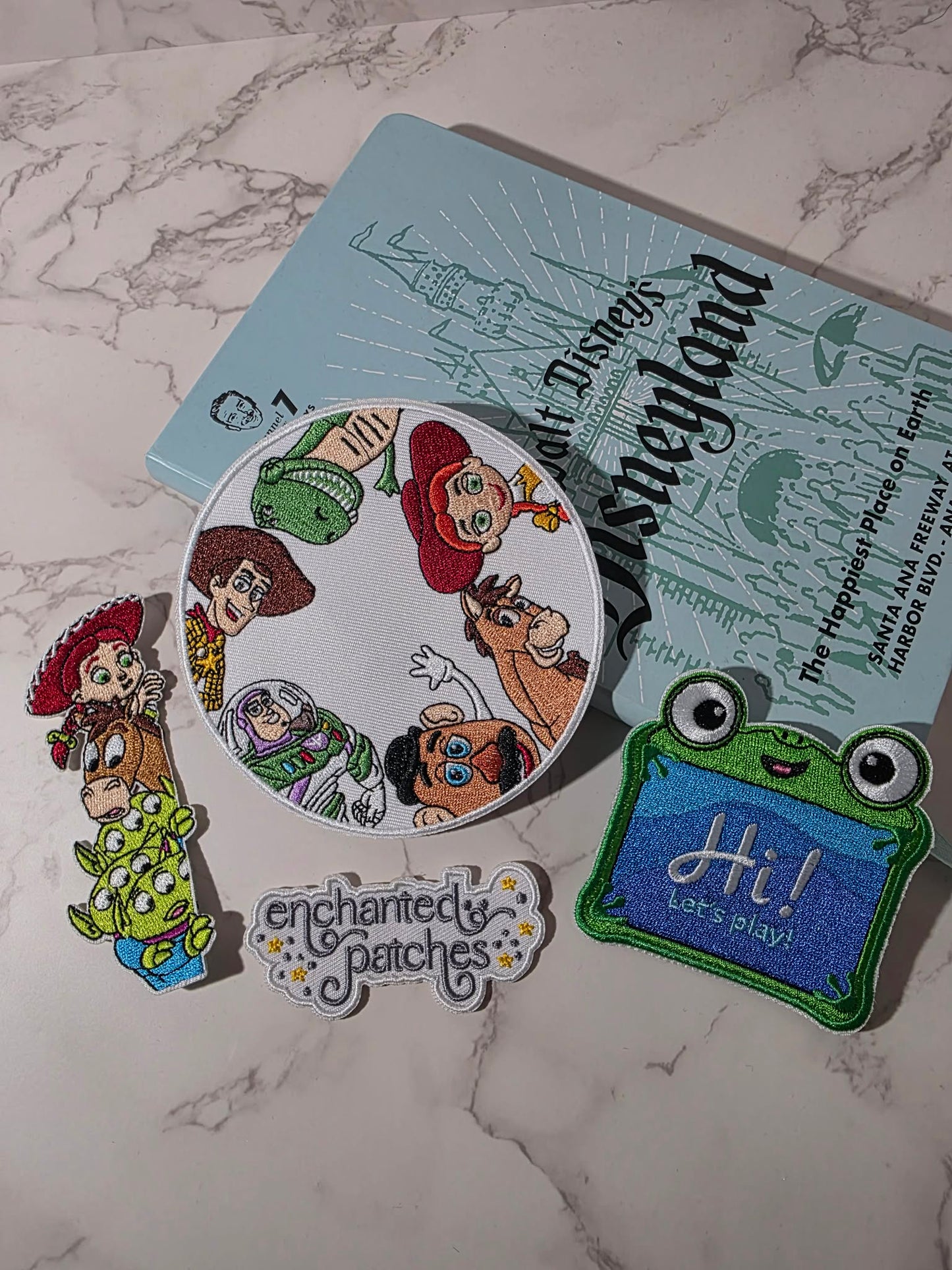 3pc - 4.5" Toy Story Cowboy Space Ranger Horse Dino Friends Embroidered Iron On Patch