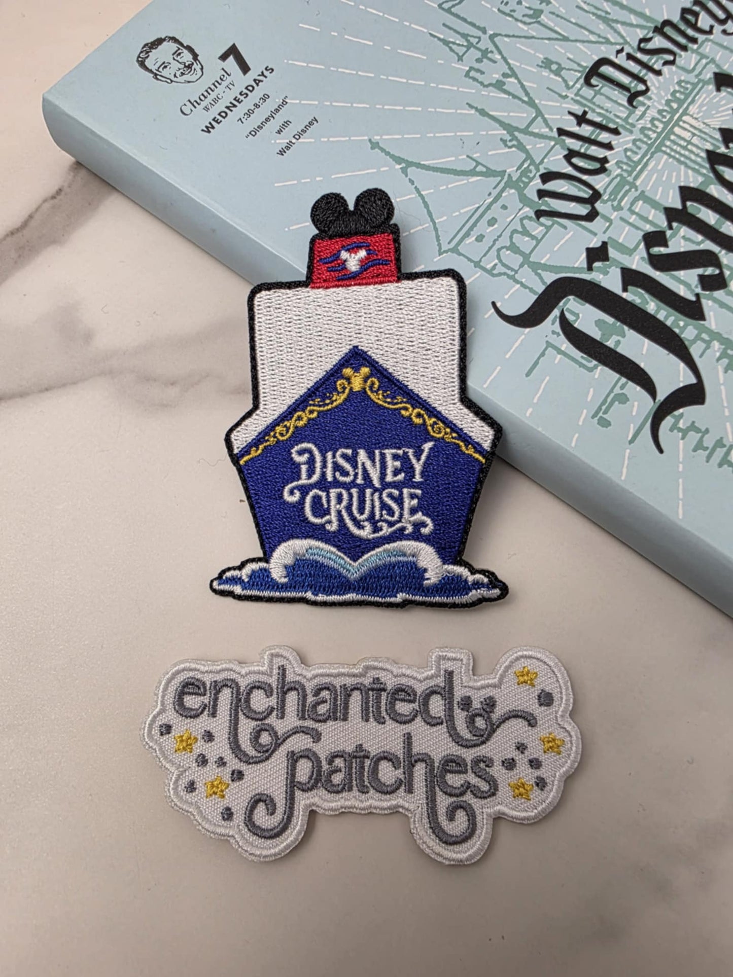 3" DCL Magical Cruise Ship Iron On Patch