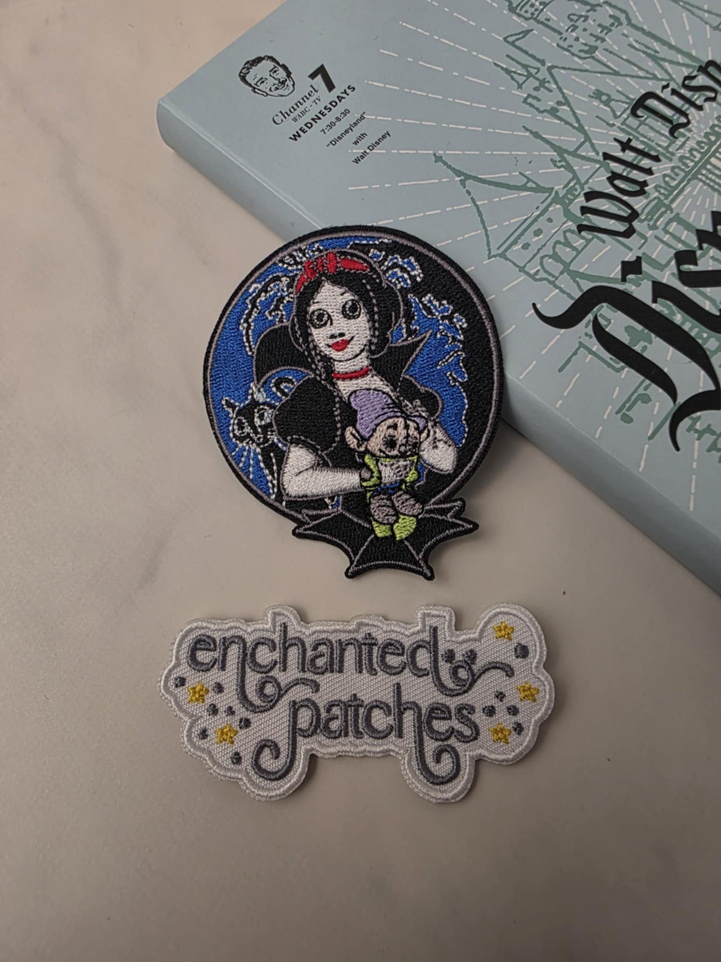 3" Coraline Fairest of Them All Princess with Apple Embroidered Iron On Patch