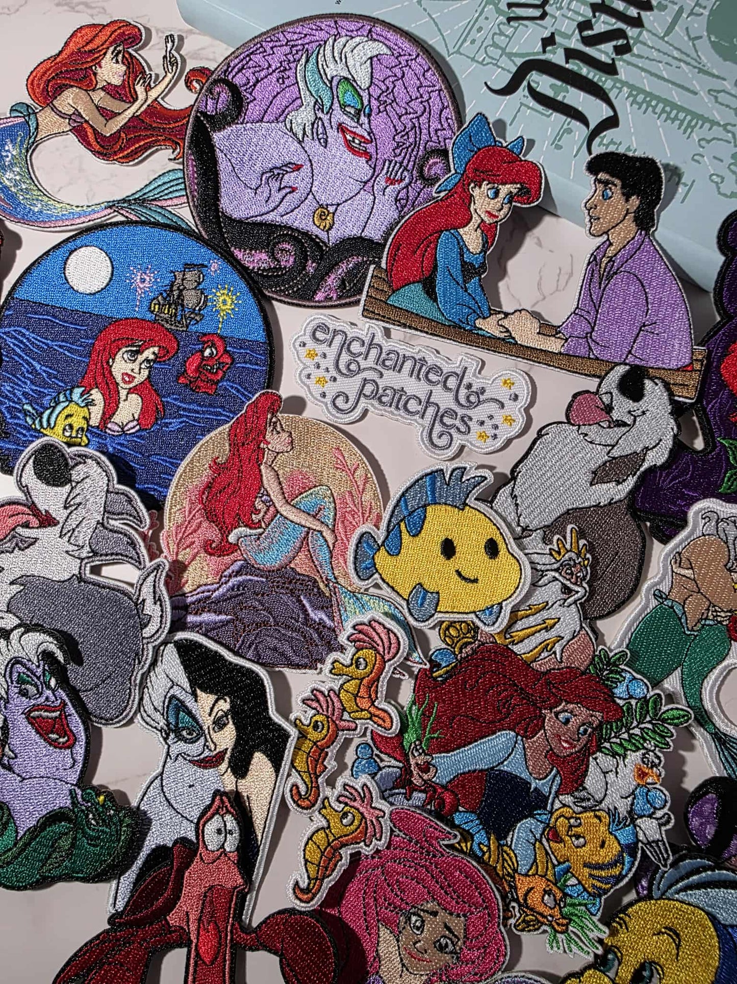 Mystery Bag - Will include 2 MERMAID PRINCESS THEMED Embroidered Patches