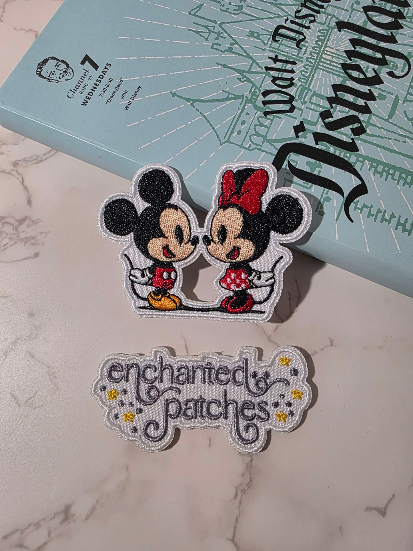 3" Boy Girl Kawaii Mouse Couple Valentine Love Embroidered Iron On Patch