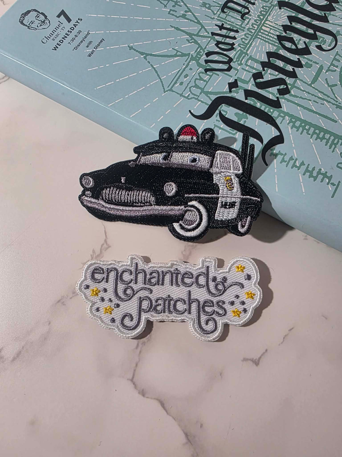 3" Sheriff Cop Police Car Cars Carsland Embroidered Iron On Patch