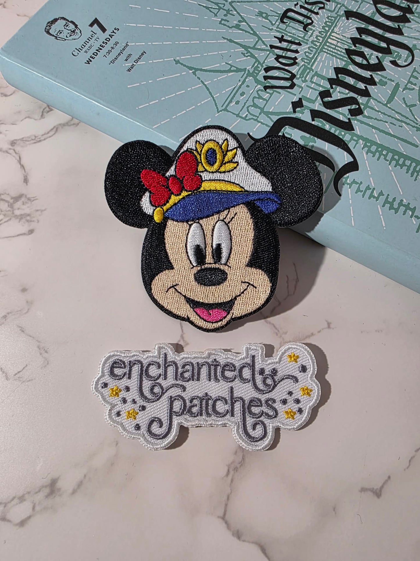 3" DCL Magical Cruise Sailor Girl Mouse Embroidered Iron On Patch
