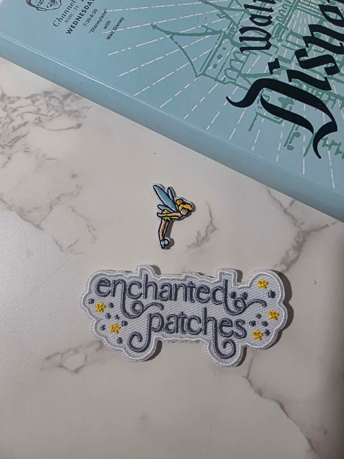 NEW DROP - 1" Mini Tinkerbell Fairy Embroidered Iron On Patch