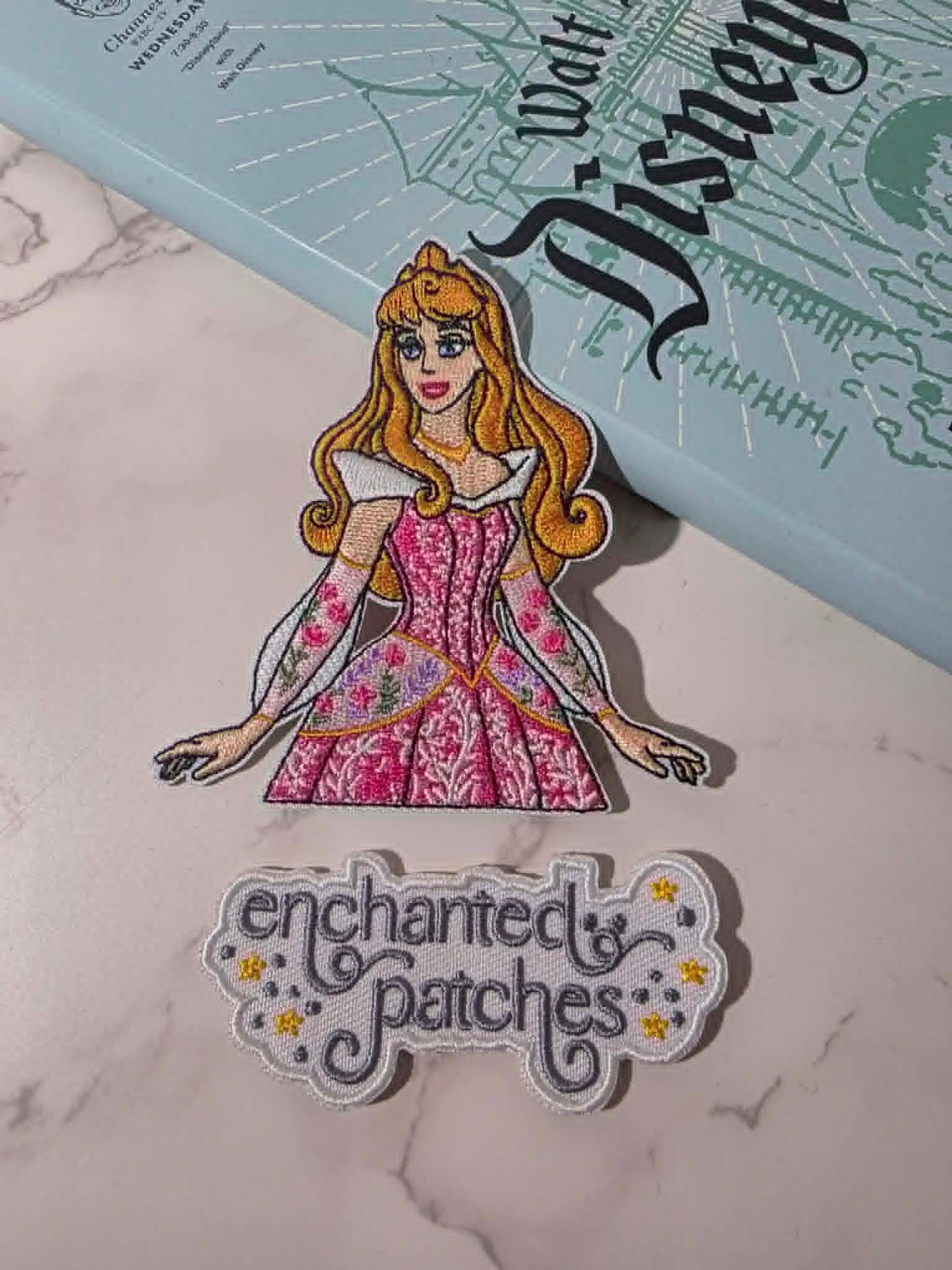 NEW DROP - 3.5" Aurora Sleeping Beauty Princess Embroidered Iron On Patch