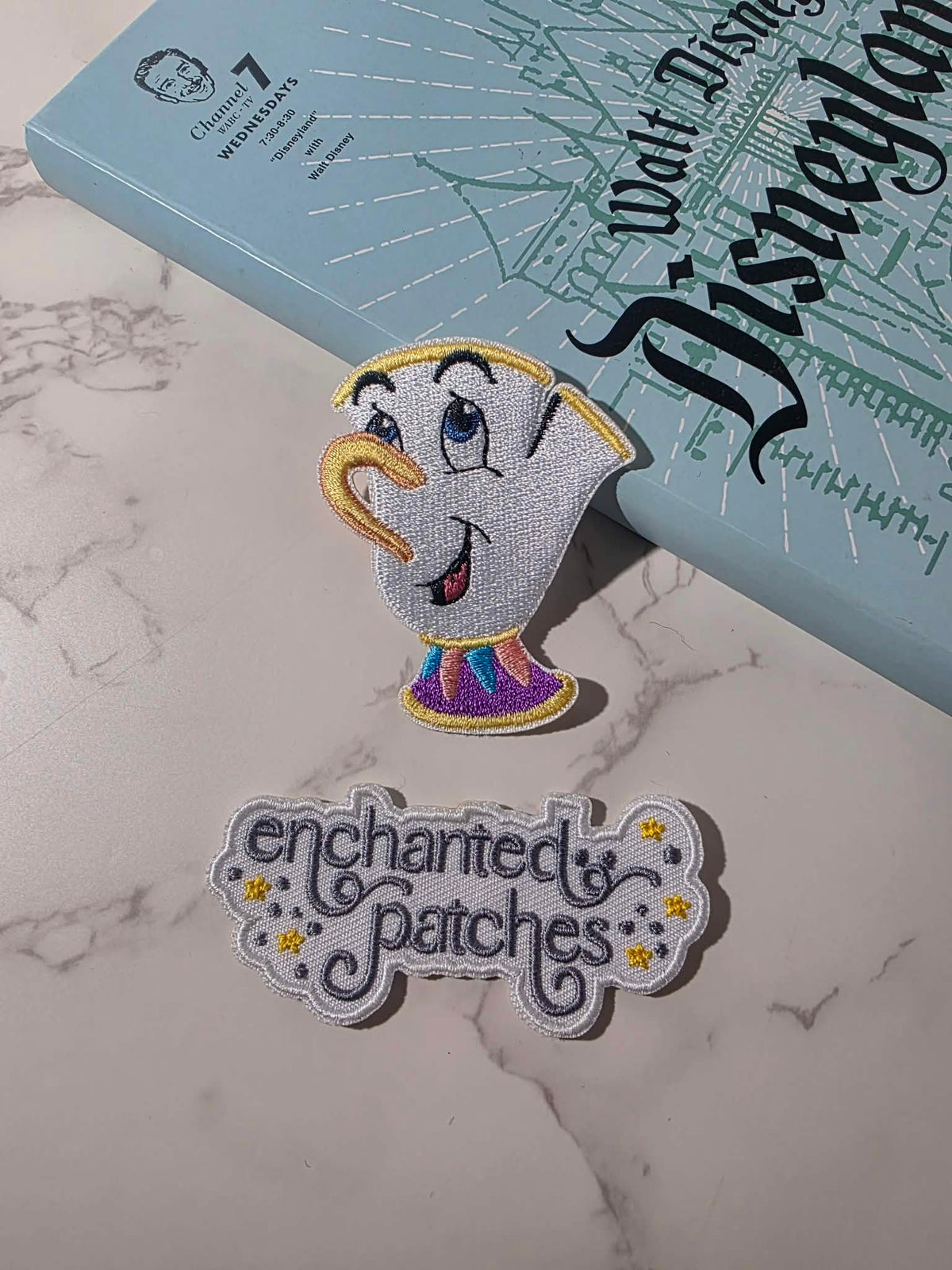 NEW DROP - 2.5" Teacup Chip Beauty and the Beast Sidekick Embroidered Iron on Patch