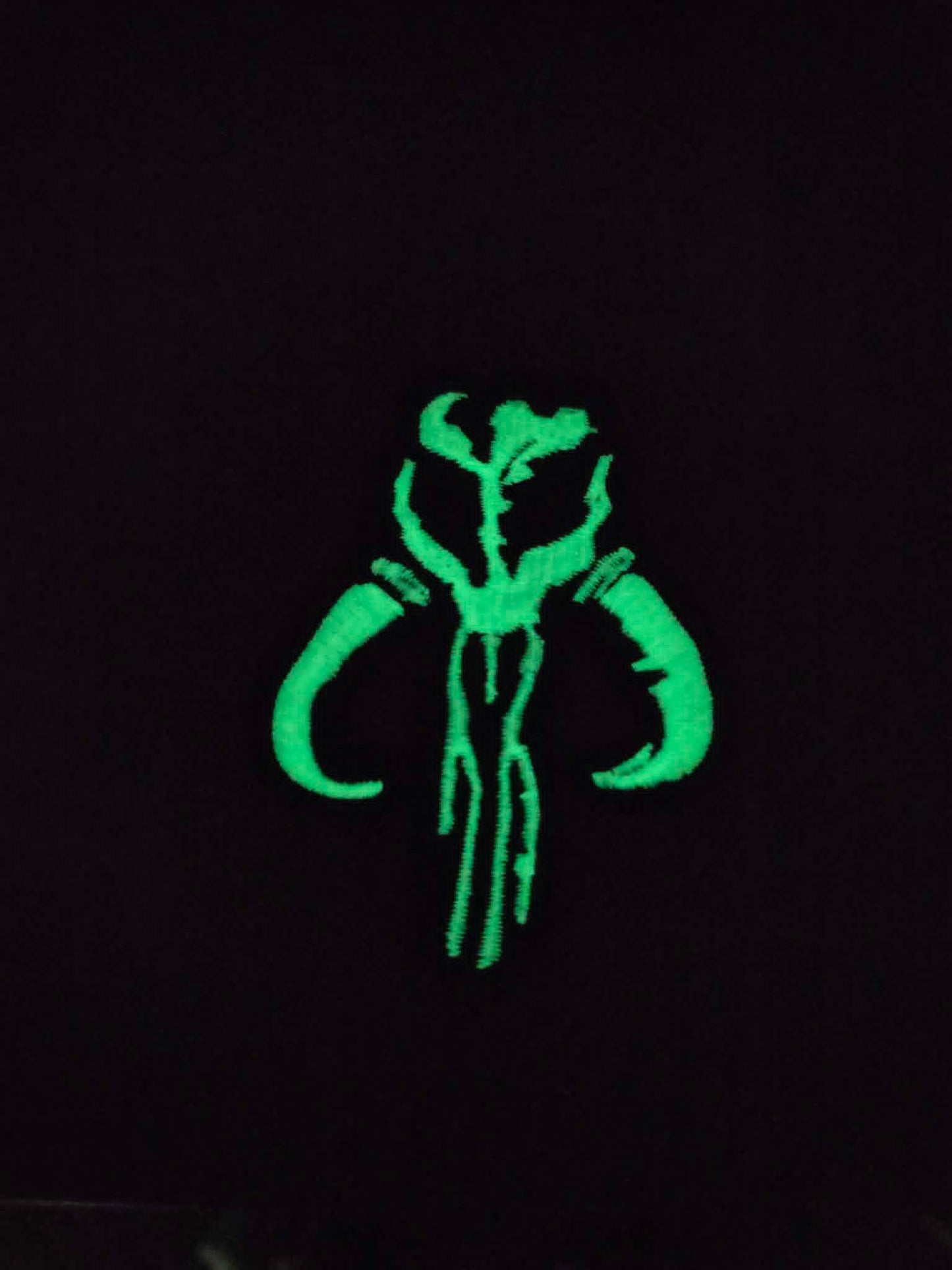 NEW DROP - 3" Glow in the Dark Star Wars Mythasaur Skull Embroidered Iron On Patch