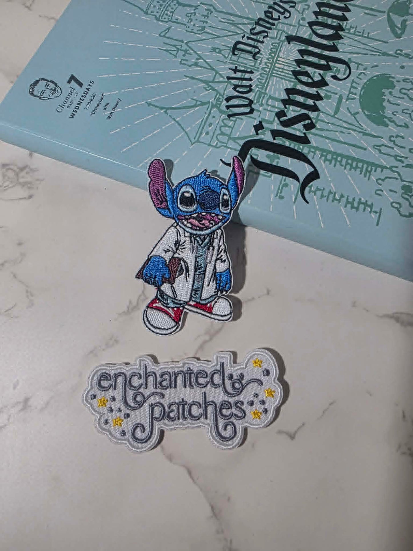 NEW DROP - 3" Blue Alien Dressed as Doctor Nurse Health Care Provider Embroidered Iron On Patch