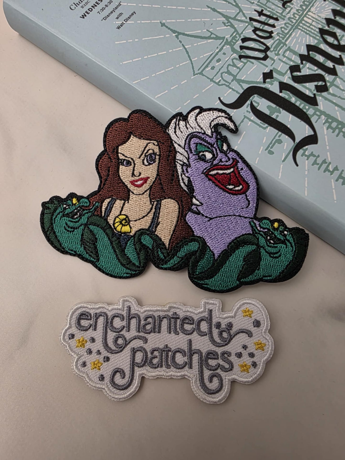 4" Sea Witch Villain of Mermaid Princess Vanessa Embroidered Iron On Patch