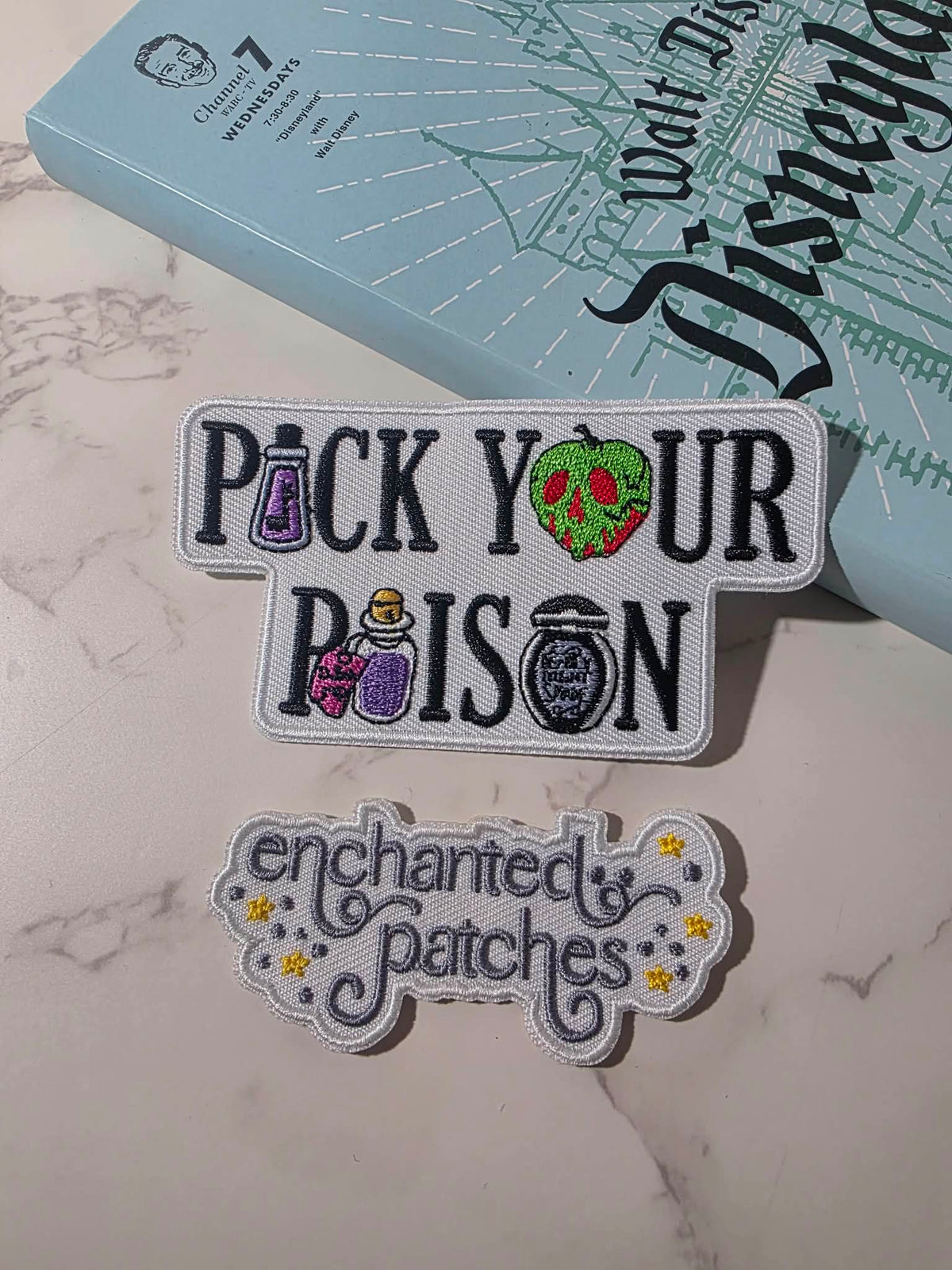NEW DROP - 4" Pick Your Poison Villain Potions Halloween Embroidered Iron On Patch