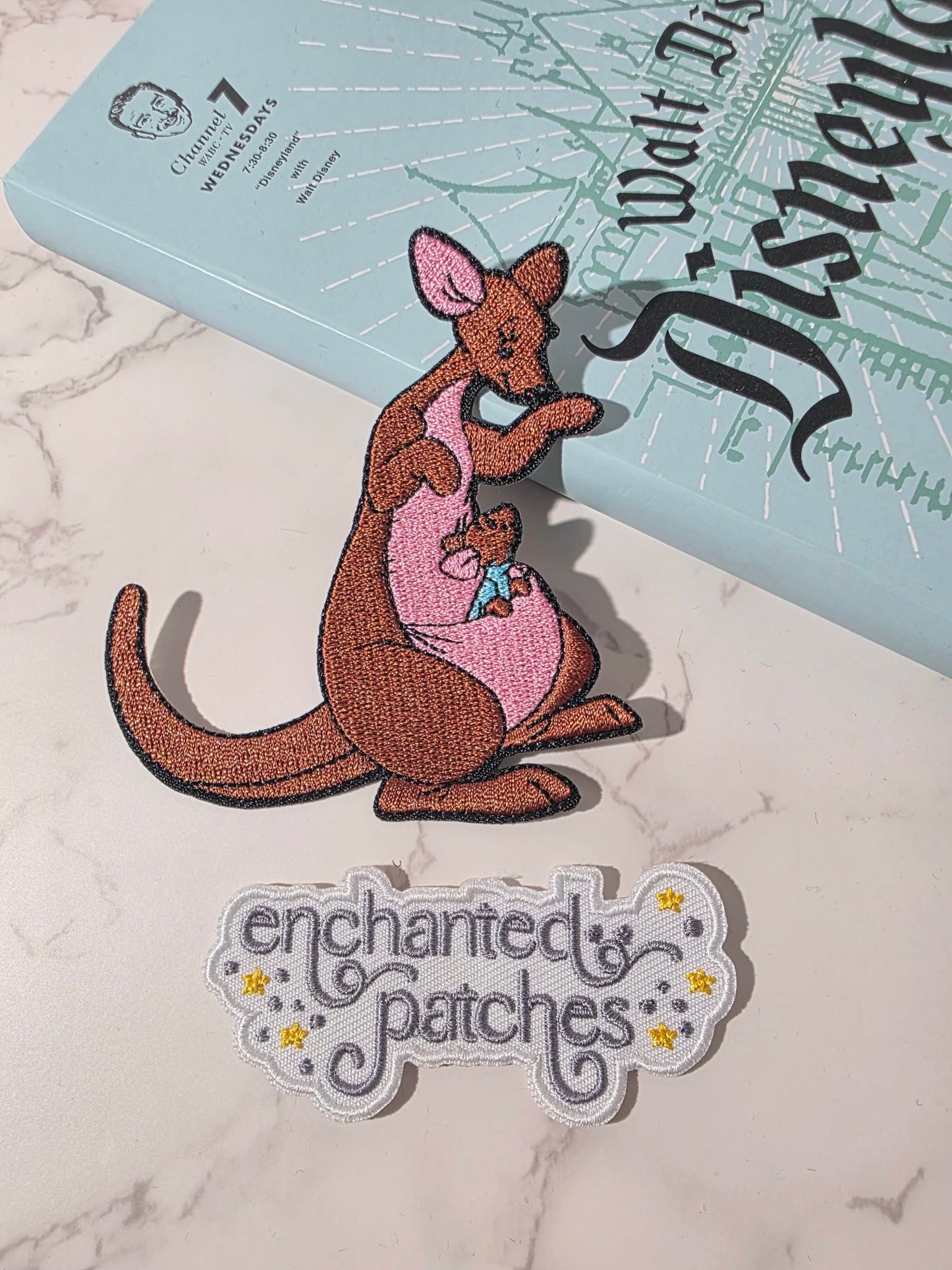 3.5" Winnie the Pooh Kanga Roo Friend Embroidered Iron On Patch