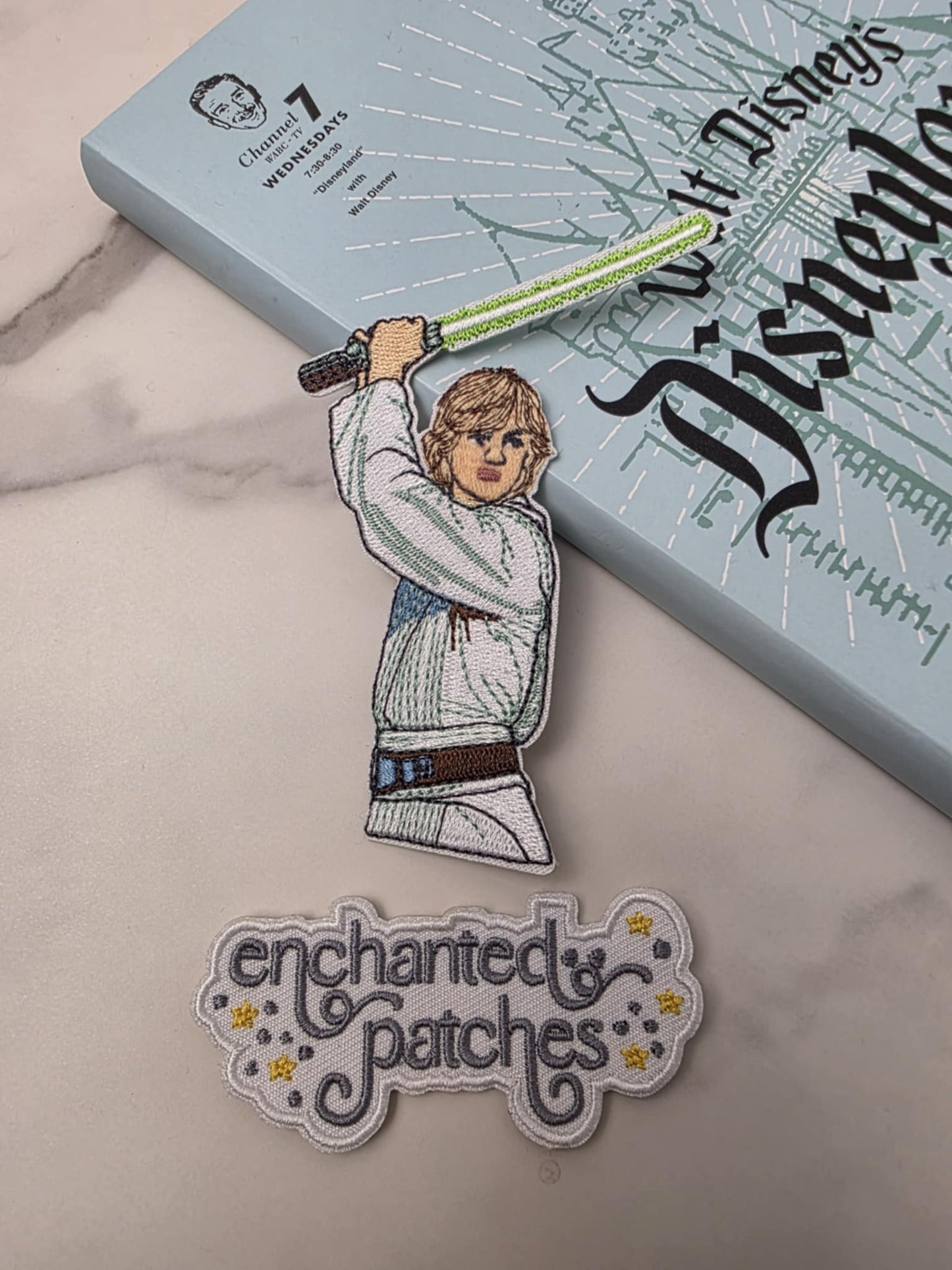 4" SW Star Galaxy Luke Skywalker Embroidered Iron On Patch