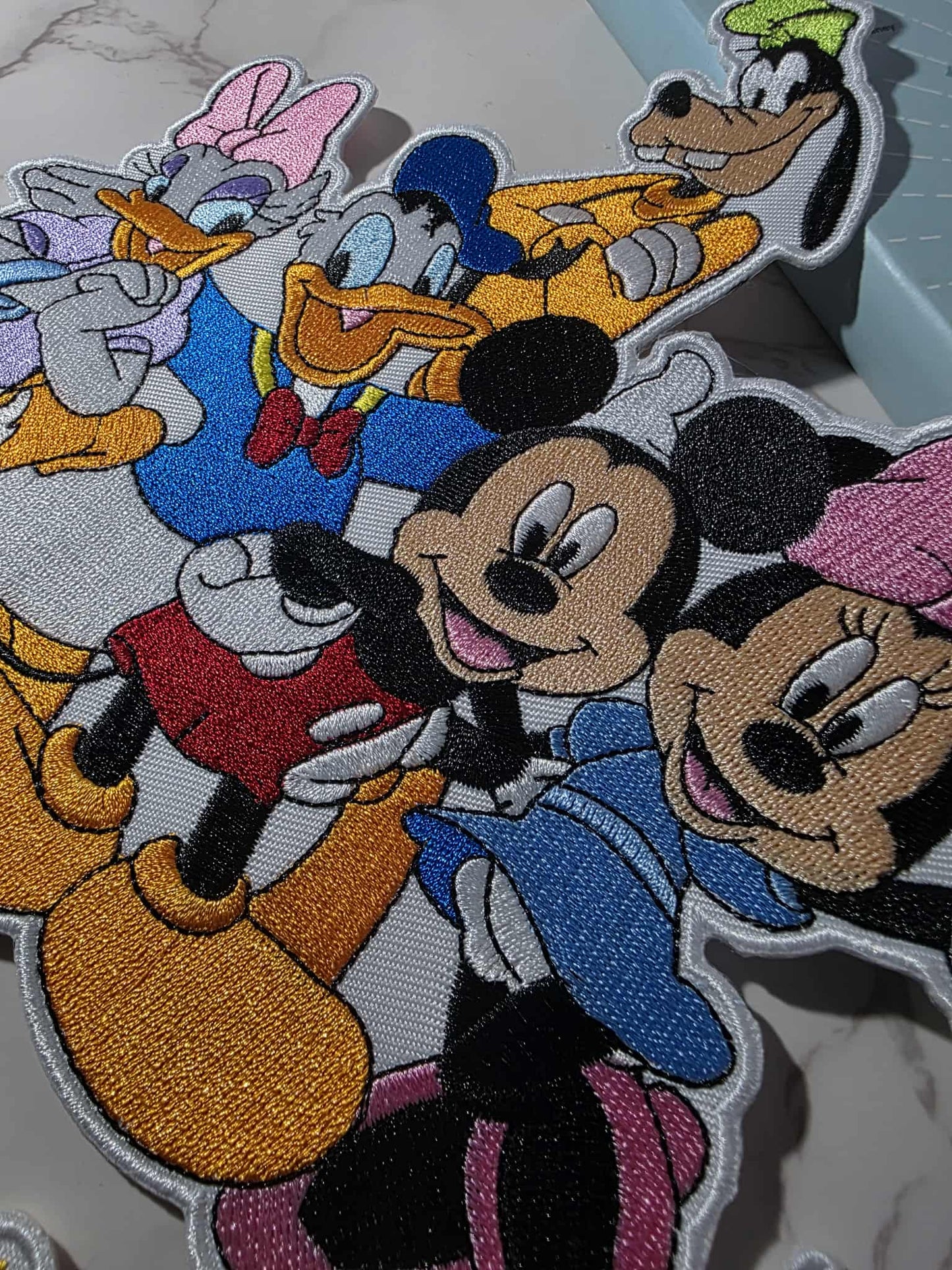 8" XL Classic Fab 6 Mouse Dog Duck BFF Friends Bestie Iron On Patch