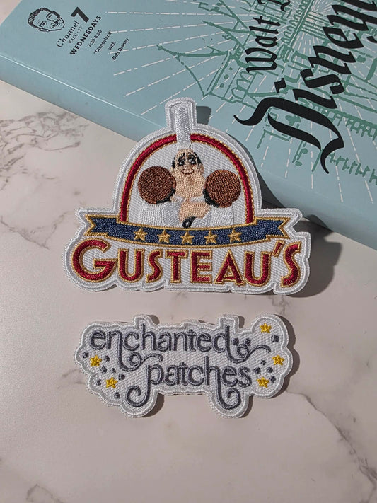 3.5" Gusteau's Remy French Restaurant Embroidered Iron On Patch