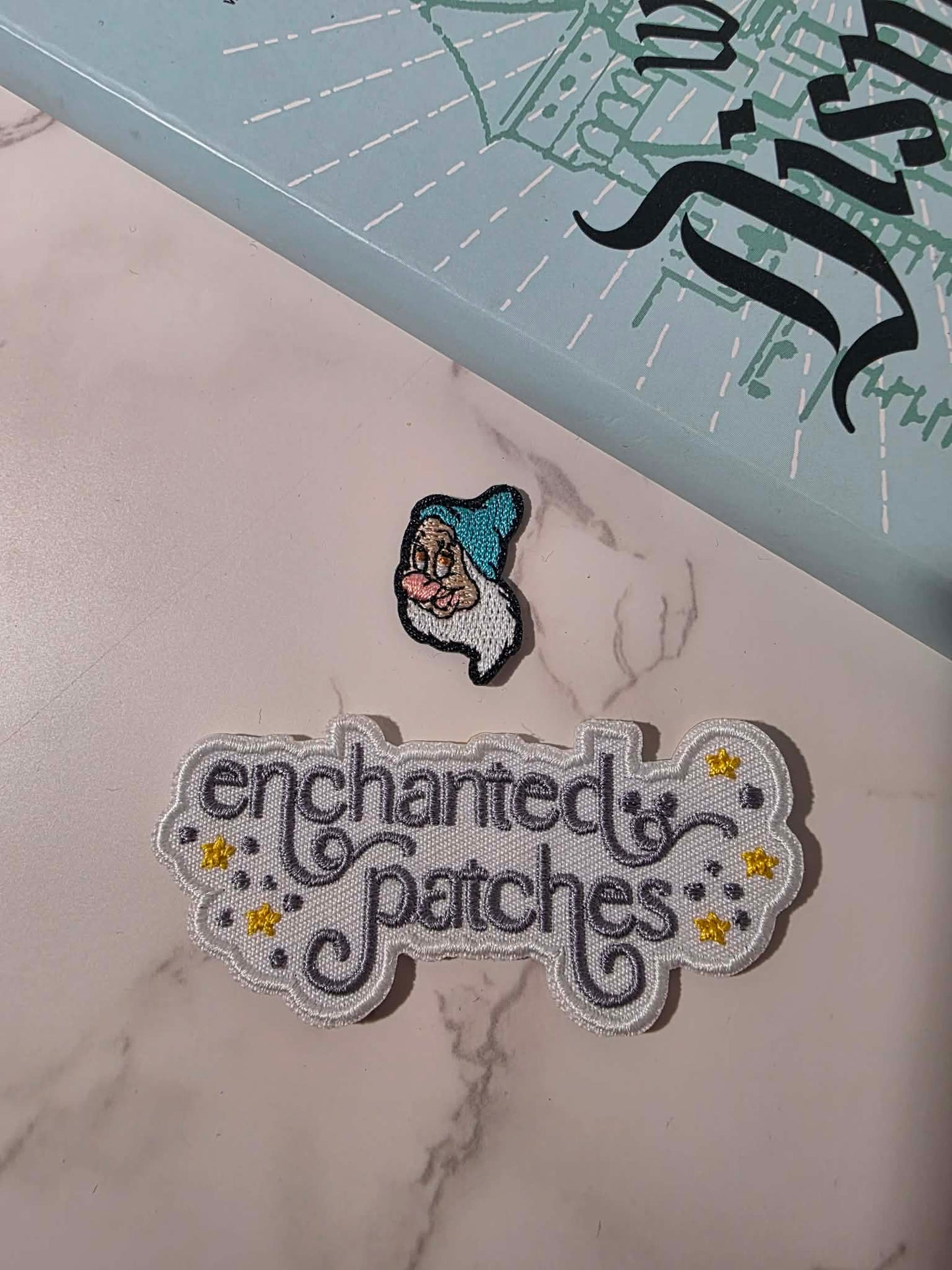 NEW DROP - 1" Mini Bashful Dwarf Embroidered Iron On Patch