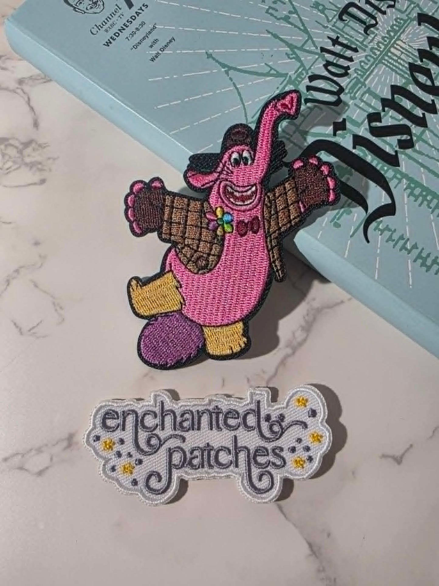 NEW DROP - 3" Pink Elephant Emotion Cry Candy Embroidered Iron On Patch