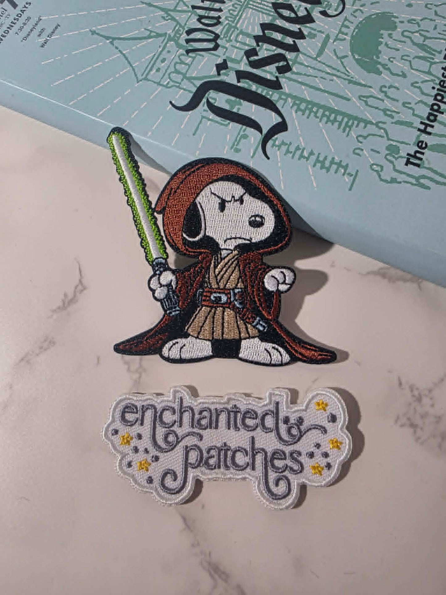 NEW DROP - 3.5" Beagle Dog Dressed in Costume Star Wars Embroidered Iron On Patch