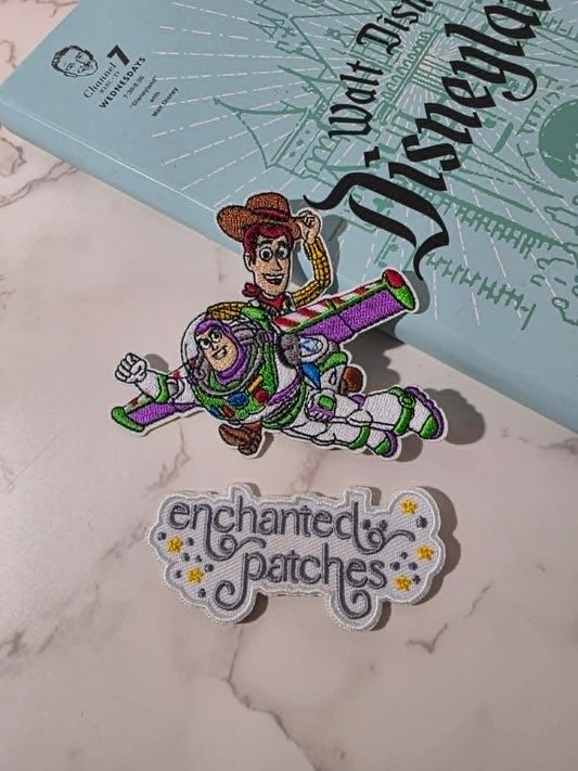 3.5" Space Ranger Toy Story Flying Cowboy Embroidered Iron On Patch
