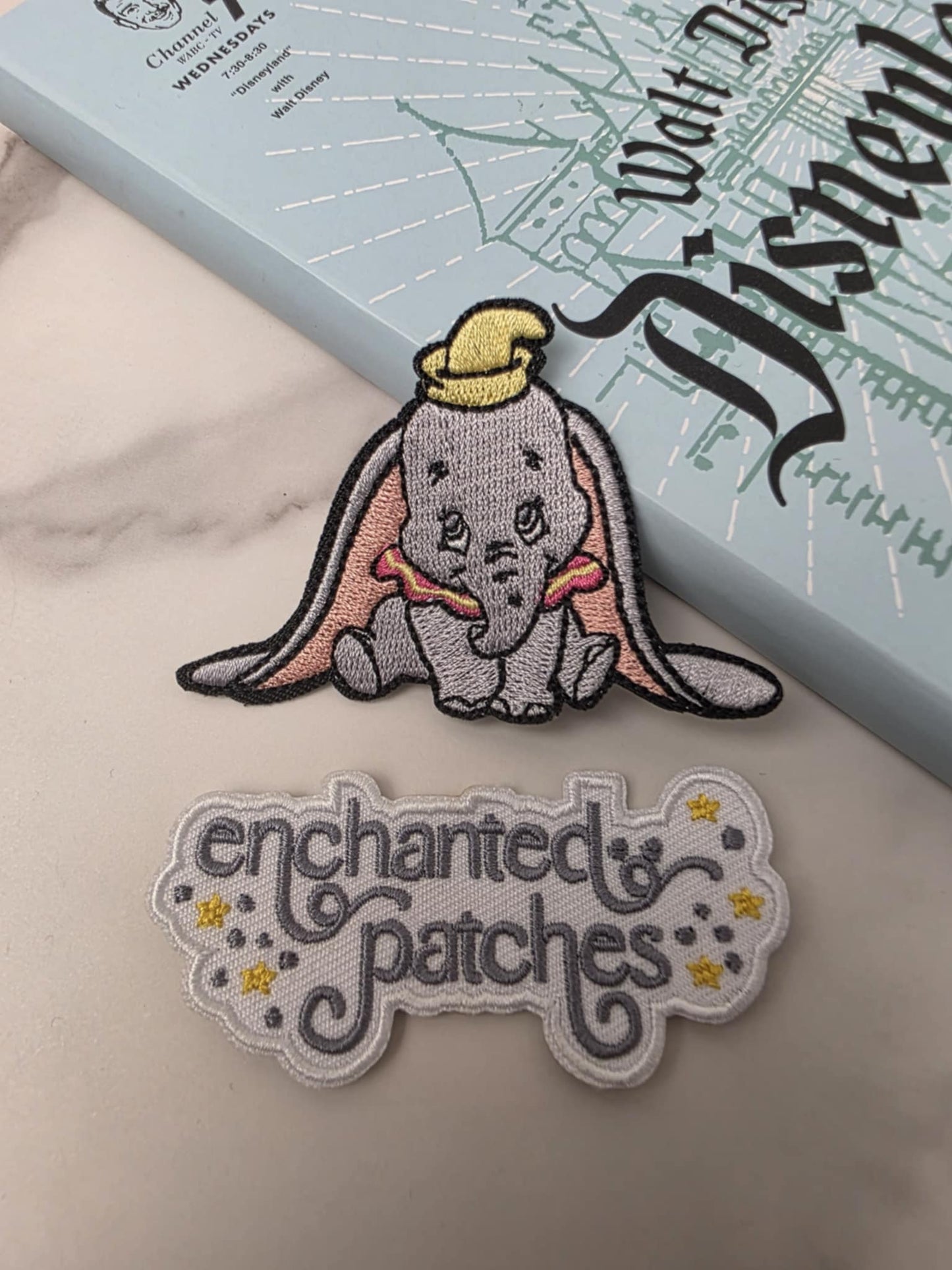 3" Kawaii Elephant Big Ears Baby Embroidered Iron On Patch