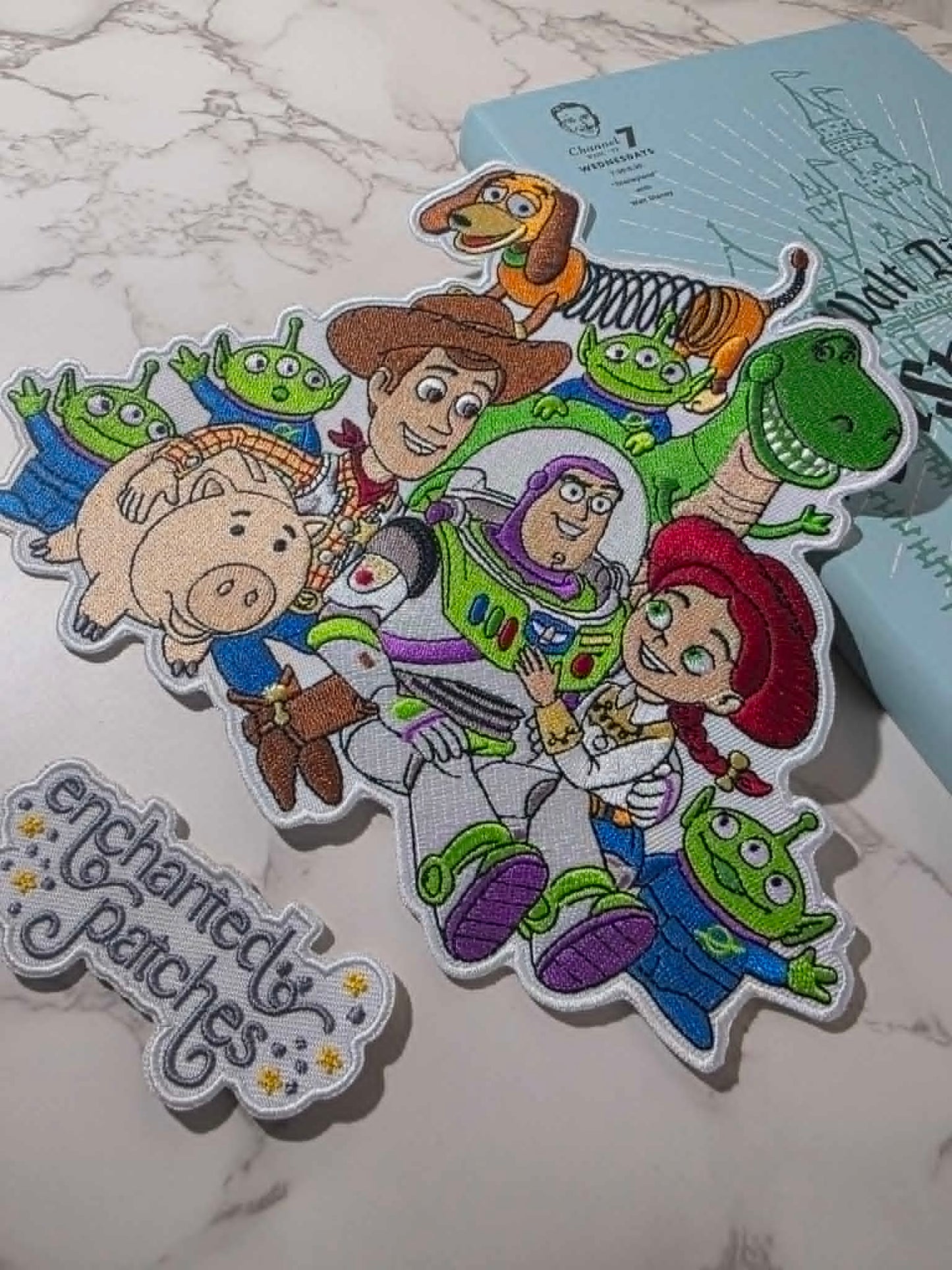 NEW DROP - 8" XL Toy Story Potato Head Slinky Dog Cowboy Space Ranger Floral Embroidered Iron On Patch