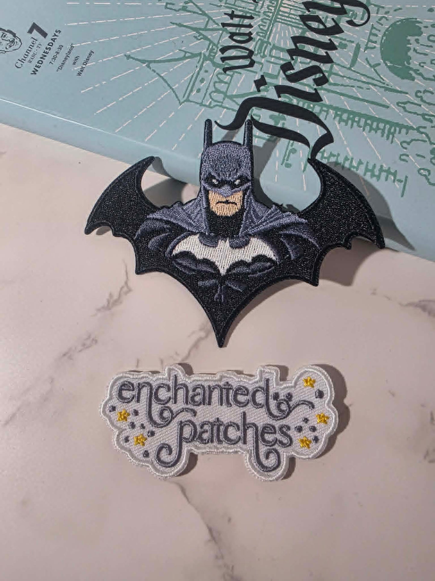 NEW DROP - 3" Super Hero Batman Logo Wings Embroidered Iron On Patch