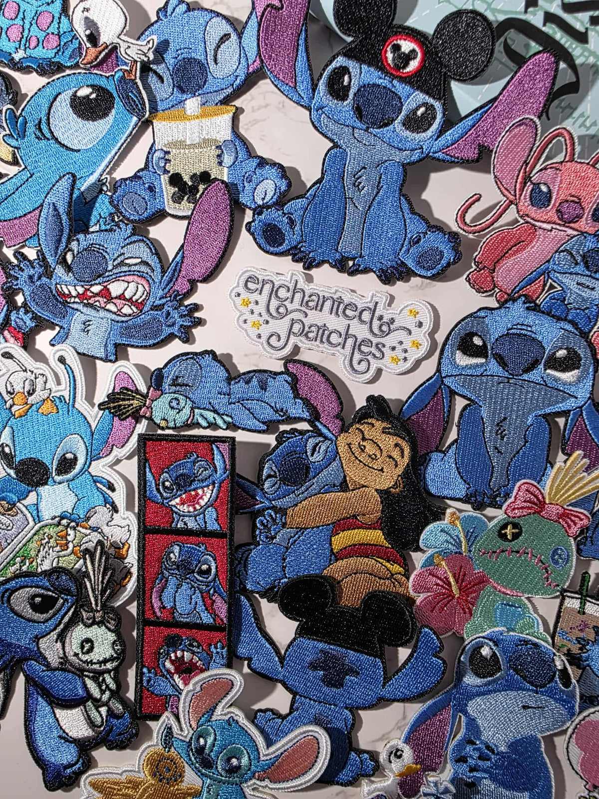 Mystery Bag - Will include 2 BLUE ALIEN THEMED Embroidered Patches