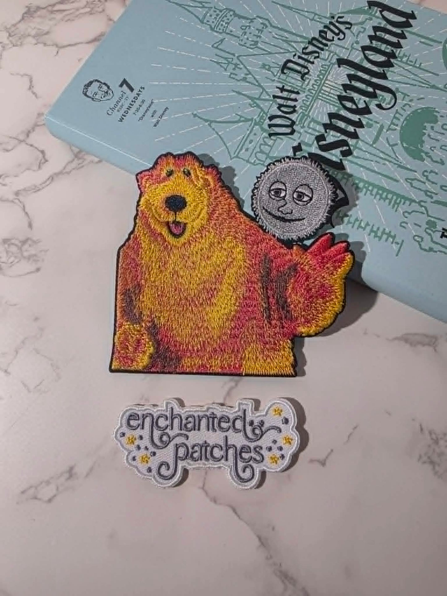 NEW DROP - 4"Bear in the Big Blue House Embroidered Iron On Patch