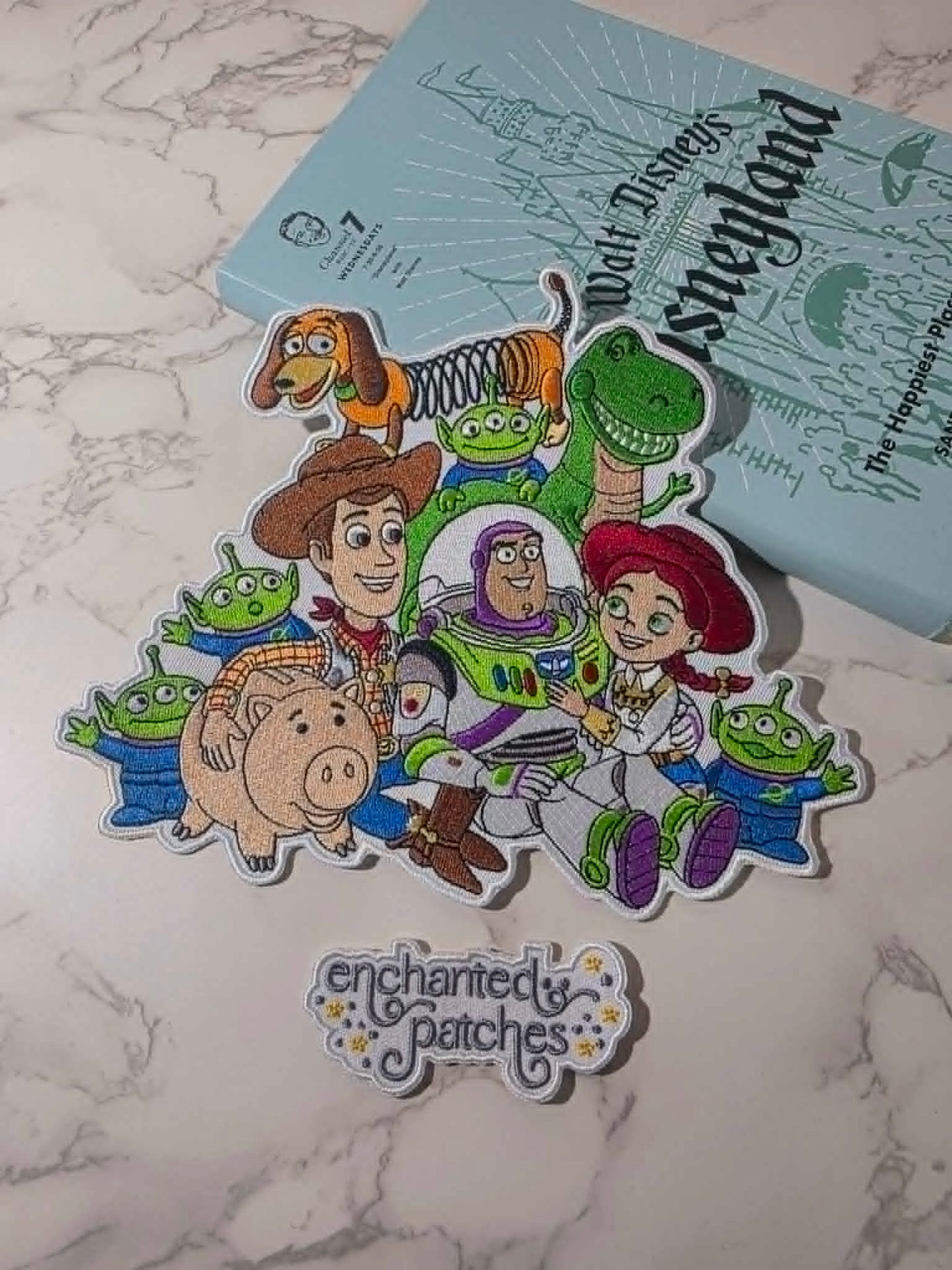 NEW DROP - 8" XL Toy Story Potato Head Slinky Dog Cowboy Space Ranger Floral Embroidered Iron On Patch