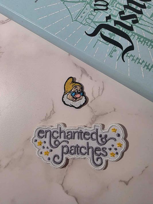 NEW DROP - 1" Mini Doc Dwarf Embroidered Iron On Patch